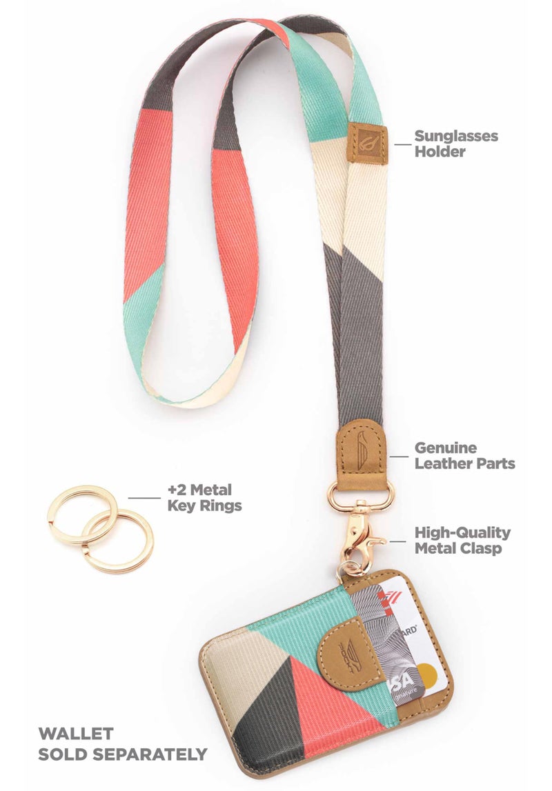 POCKT Neck Lanyard Key Chain Holder for Men and Women - Cool Wallets and ID Badge Holders | Cross - Image 4